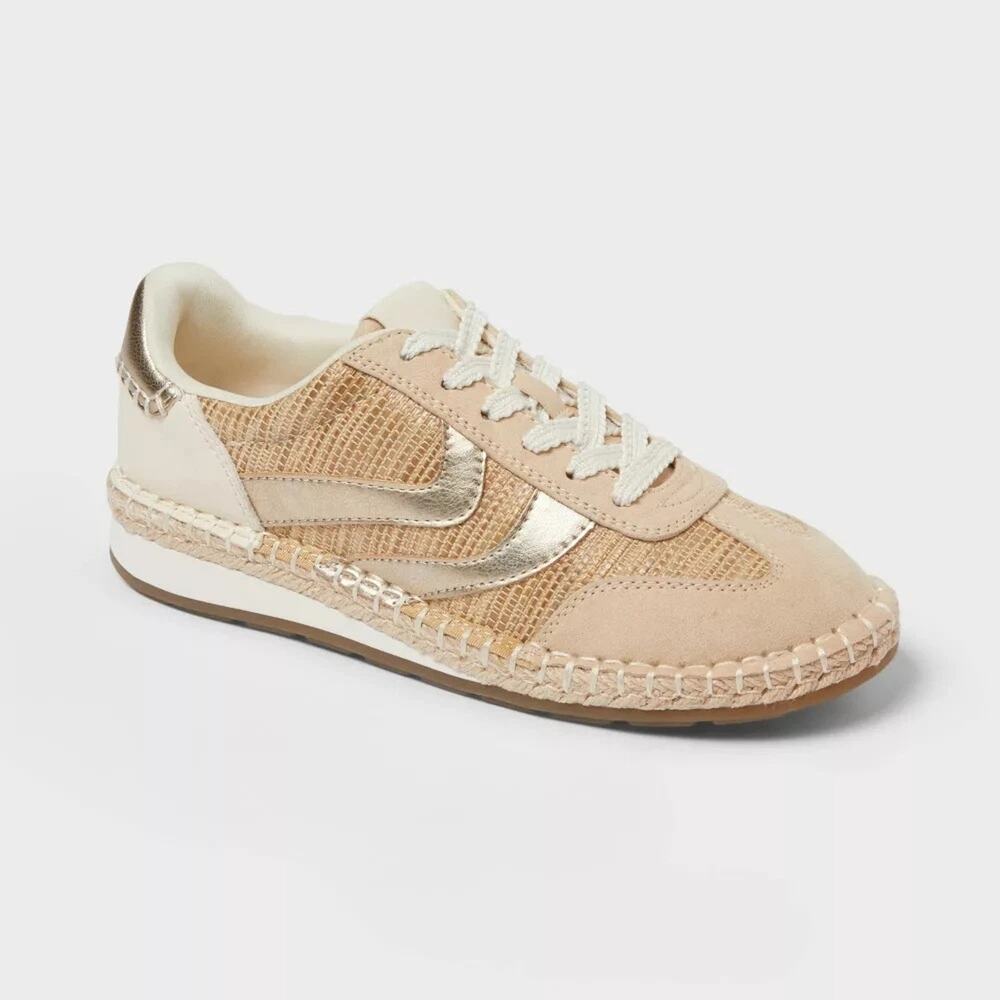 Women Ryker Flats with Memory Foam Insole - Universal Thread - Natural